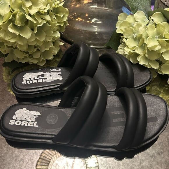 Sorel Ella II Puff Strappy Slide Sandals - Picture 5 of 6